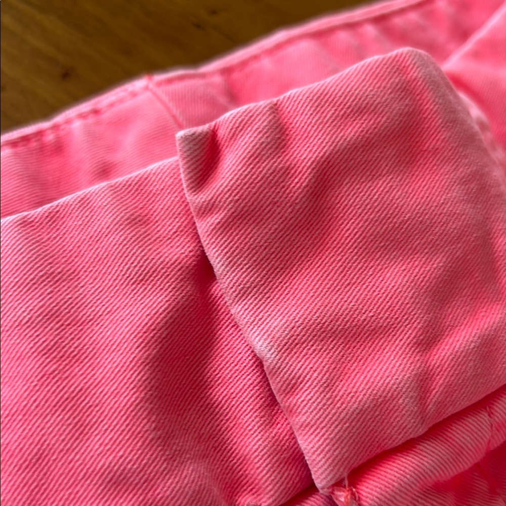J Crew Andie Pink Bermuda Shorts Classic Cotton Twill - Picture 5 of 5